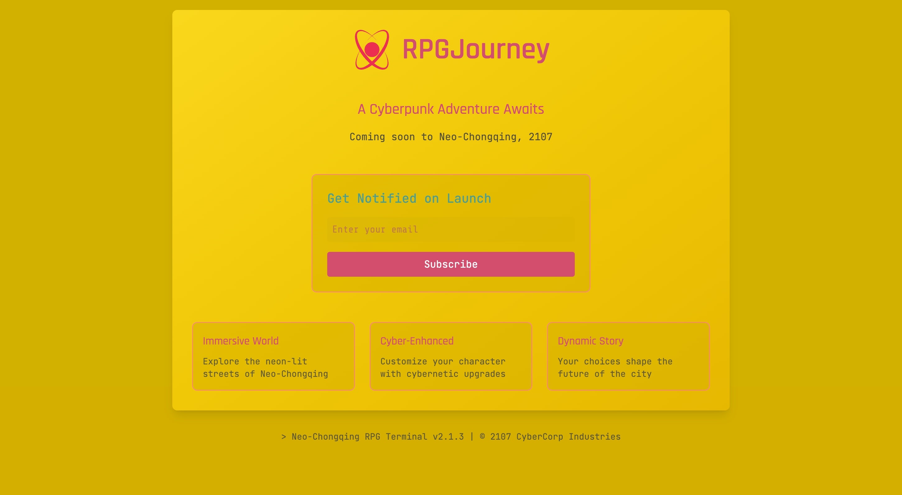 Project Two Screenshot